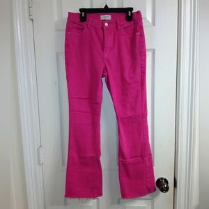 Harper Heritage by Francesca's bright pink kick flare jeans Size 25
